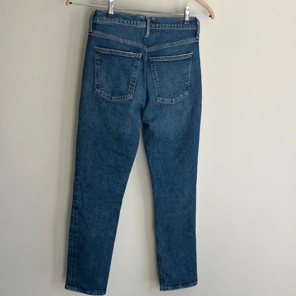 AGOLDE 90'S Pinch Waist High Rise Straight Jeans Women’s Size 25 - Picture 5 of 8